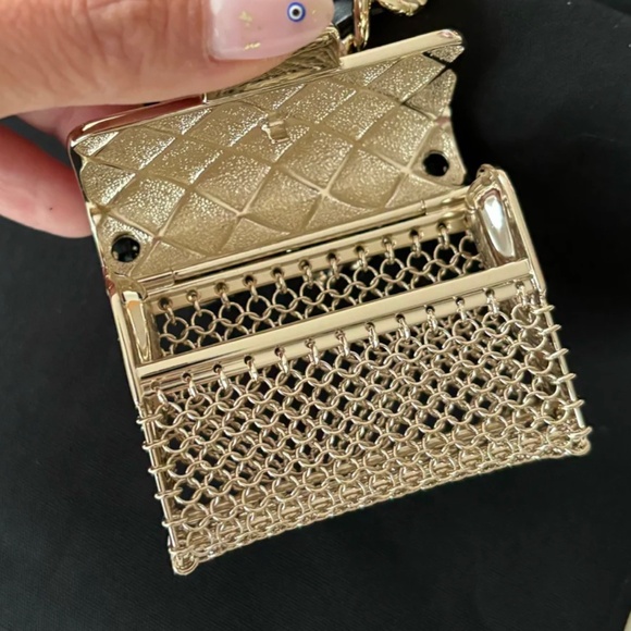 Authentic Chanel 22C Mini Mesh Bag Runway Chain Belt Bag - Picture 7 of 7